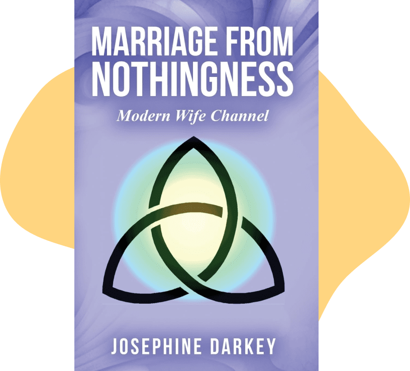 A book cover with an image of the triquetra.